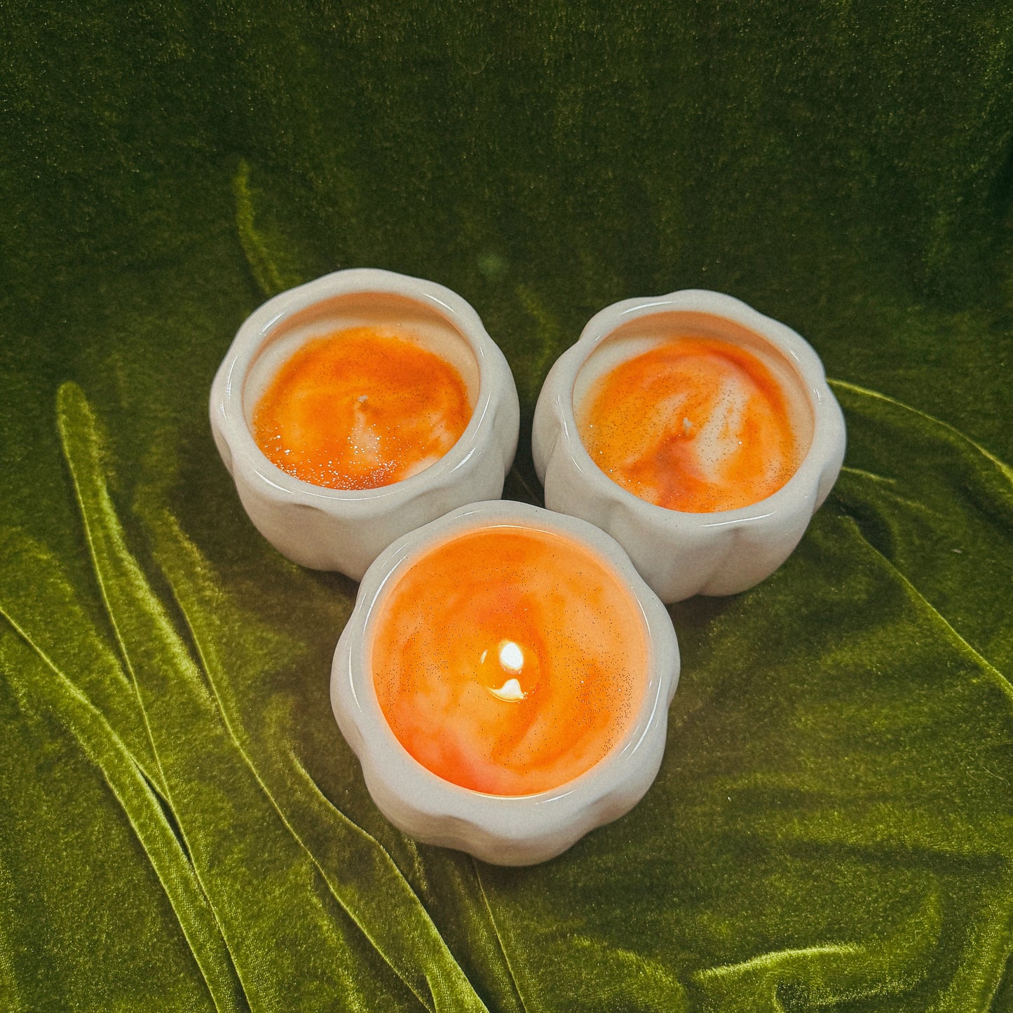 Pumpkin Glow 6oz White Pumpkin Candle