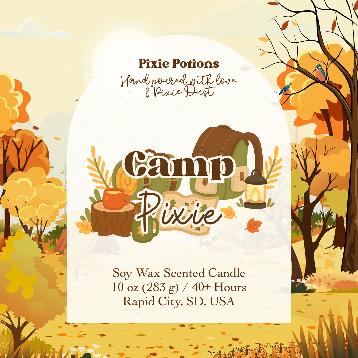 Camp Pixie 10oz Candle