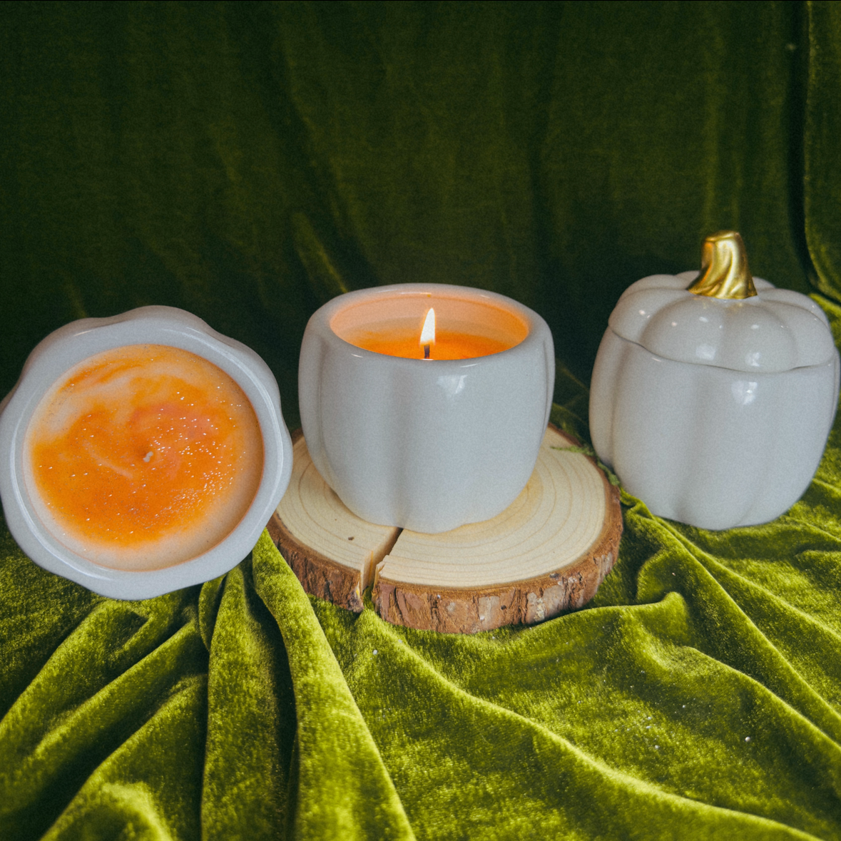 Pumpkin Glow 6oz White Pumpkin Candle